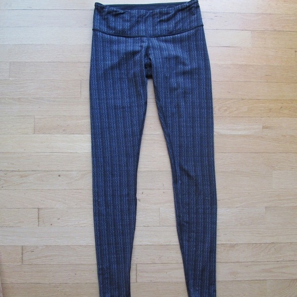 Lululemon Wunder Under Pant Leggings Ziggy Wee September Black / Black SZ 6 - 8? - Picture 2 of 8